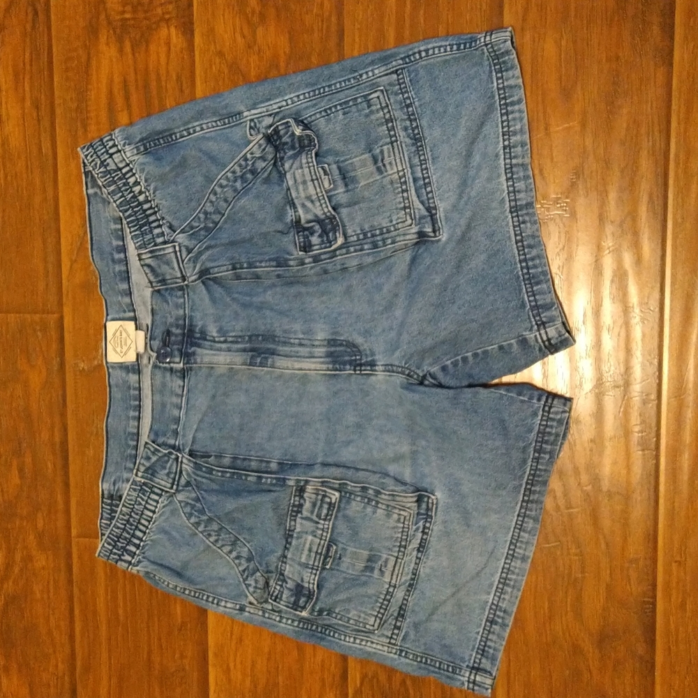St John's bay men blue jean shorts - Picture 2 of 8
